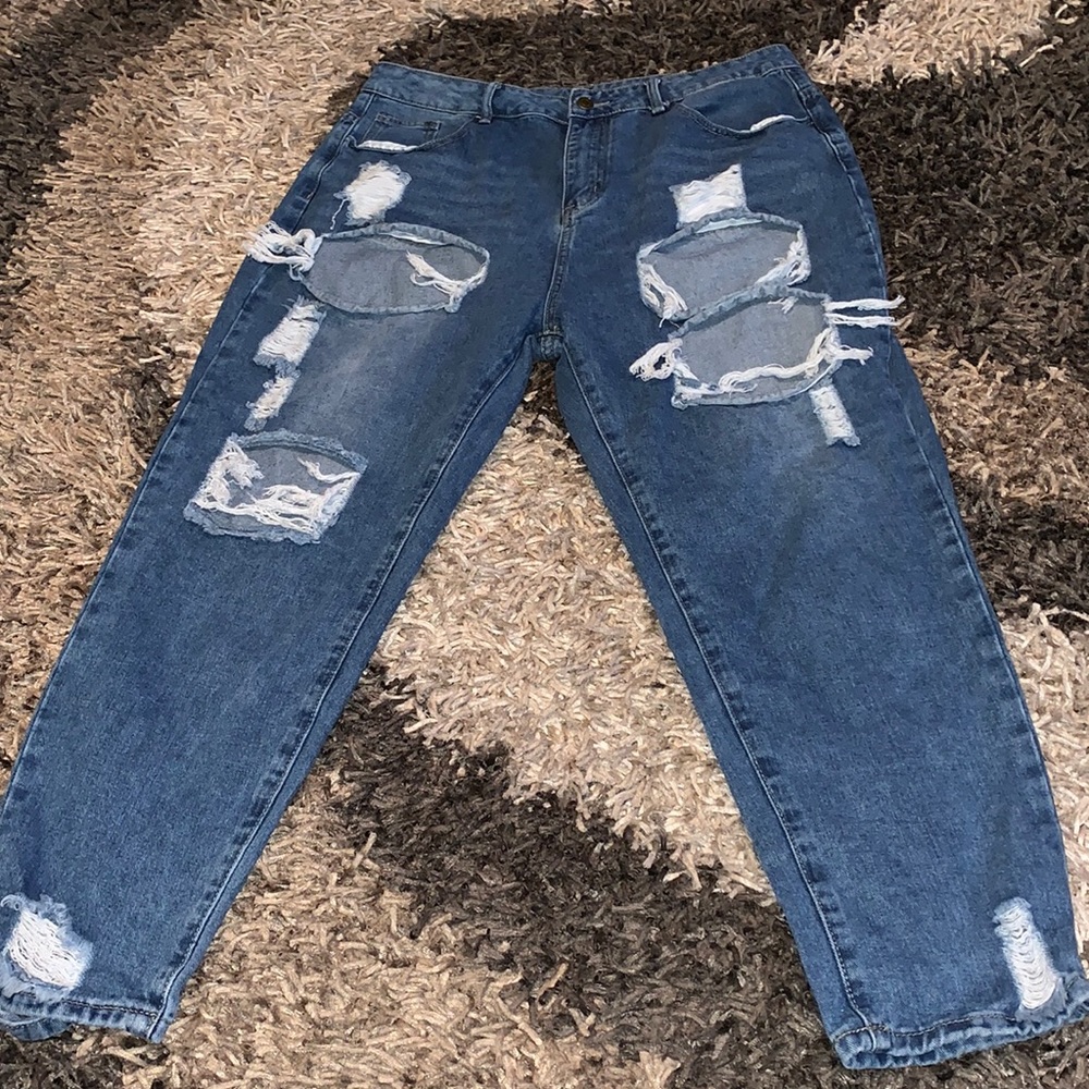 Shein Jeans 1XL inseam 27 37W good cond